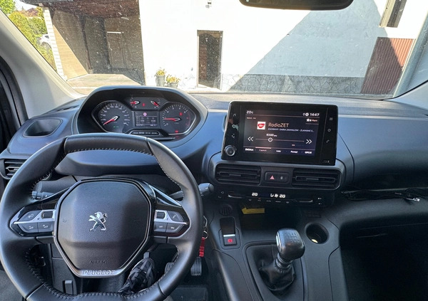 Peugeot Rifter cena 96760 przebieg: 38000, rok produkcji 2022 z Siedlce małe 37